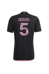 Inter Miami Sergio Busquets #5 Voetbaltruitje Uit tenue 2024-25 Korte Mouw